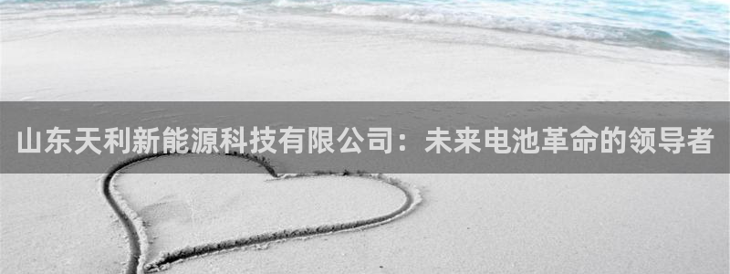 楚雄众腾娱乐:山东天利新能源科技有限公司:未来电池革命的领导