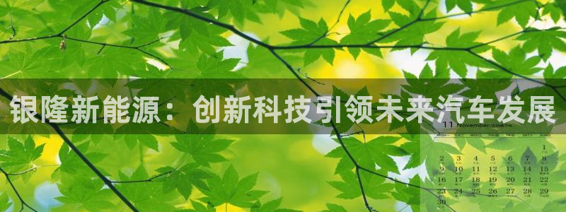 众腾娱乐代理怎么样：银隆新能源：创新科技