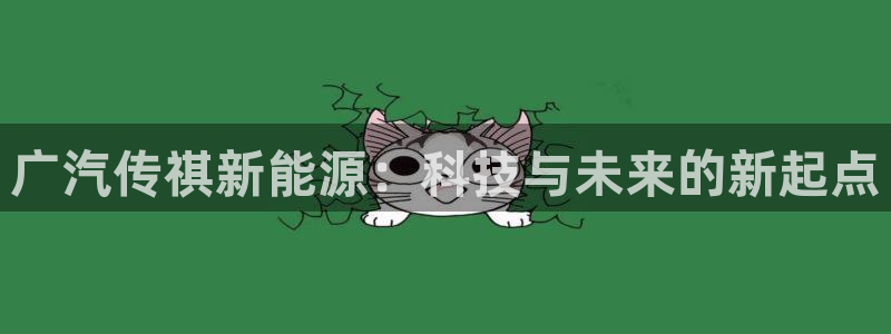 腾耀娱乐29999出众:广汽传祺新能源:科技与未来的新起点