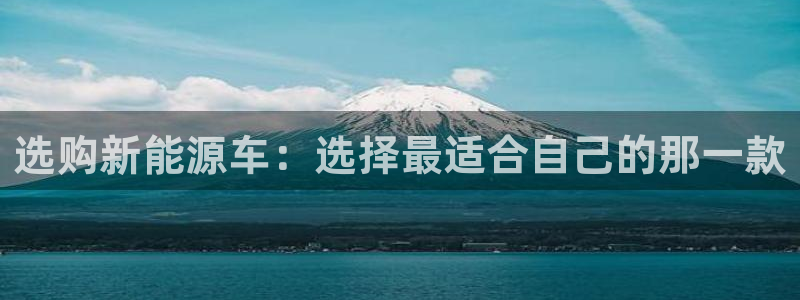 腾耀3娱乐众推8 28:选购新能源车:选择最适合自己的那一款