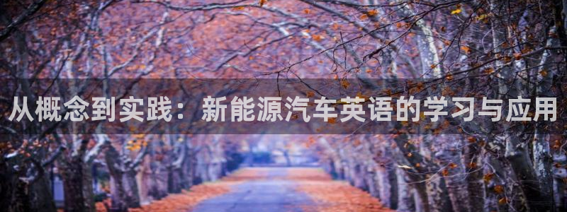 众腾娱乐app：从概念到实践：新能源汽车