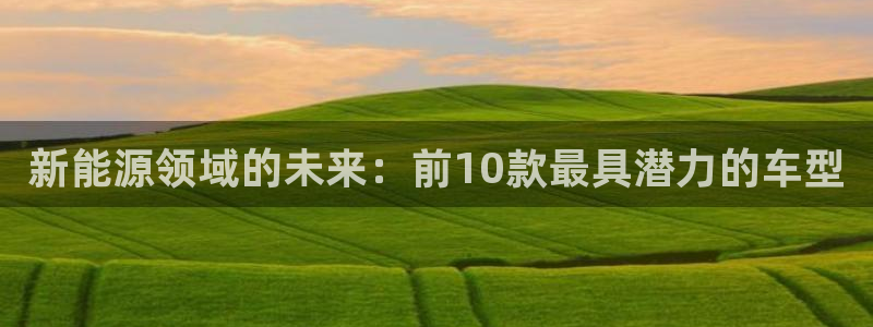 楚雄众腾娱乐：新能源领域的未来：前10款