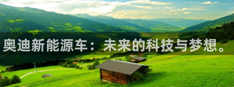 众腾娱乐下7O777：奥迪新能源车：未来