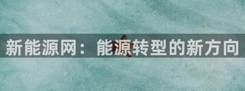 众腾娱乐毕 7O935：新能源网：能源转